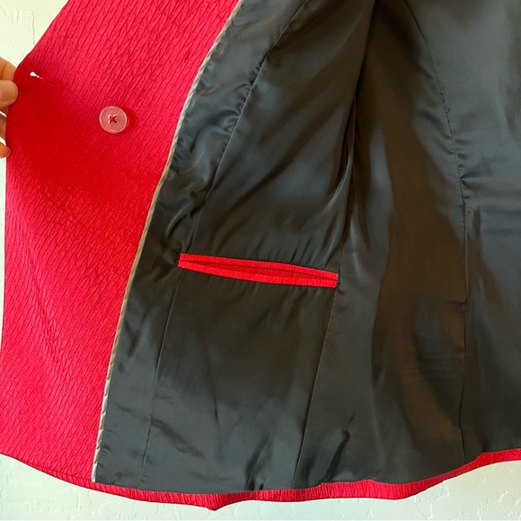 Mary Kay Red Jacket Blazer Small - Picture 4 of 5